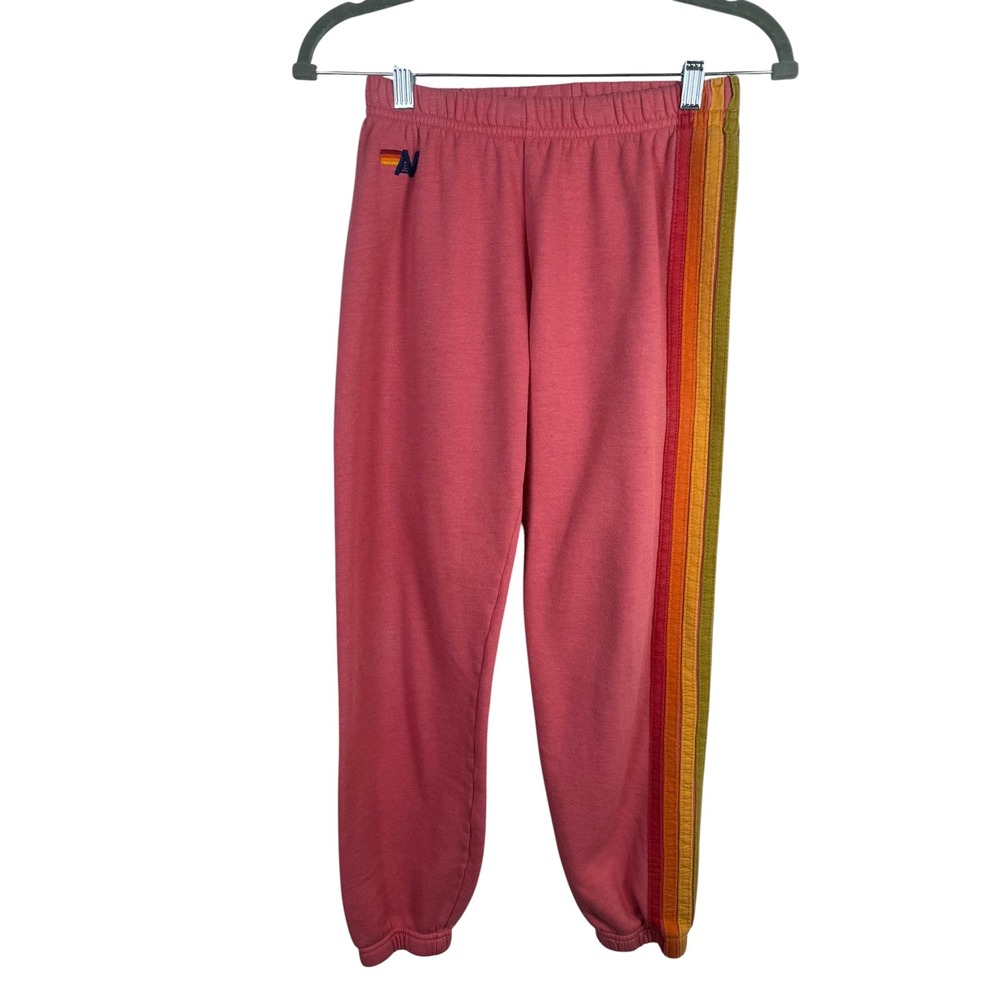 Aviator Nation Neon Pink Aspen Sweatpants Size XS